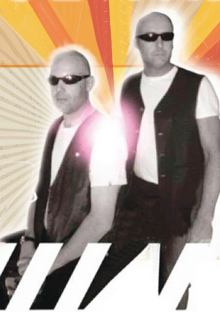 Face The Music. A male vocal duo.