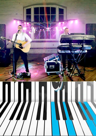 Paragon. A two piece part band act.