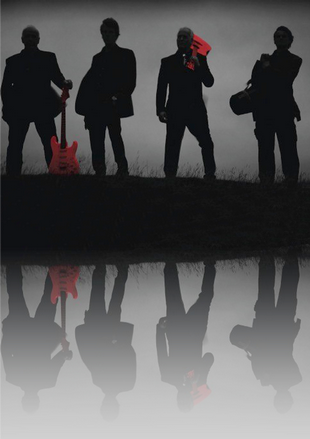 Side by Side. A male four piece band.